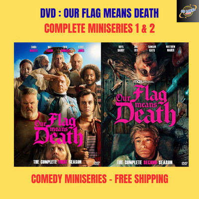 DVD Our Flag Means Death | TV Series Full Seasons 1 &2 | Full HD | FREE SHIPPING