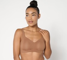 Evelyn Bobbie Beyond Seamless Wirefree Bra Clay M New