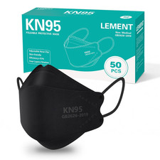 KN95 Face Masks,50 Pack Breathable Cup Dust Disposable Masks for Adult,Teenager