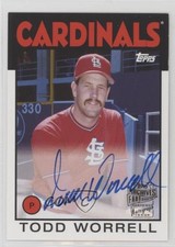 2020 Topps Archives Fan Favorites Auto Todd Worrell #FFA-TW Auto 3hd