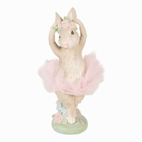 Hase Figur Ballerina Tutu Osterhase Clayre&Eef Ostern Vintage Shabby Landhaus