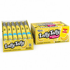 Laffy Taffy Candy Combo Pack, Includes Banana Rope 24 Pack and Banana Bars 24