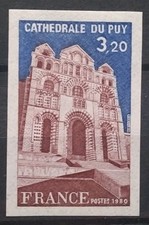 Timbre France Cathédrale Du Puy Non Dentelé N° 2084 Neuf** 1980