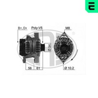 ERA Lichtmaschine Generator Lima 210584A 14V FüR Opel Astra CC T98 Caravan Z02