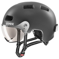 UVEX Rush visor Urban City Fahrradhelm dark s...