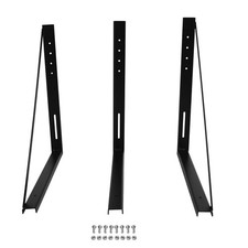 3Pcs 24"x24" Truck Bed Underbody Tool Box Brackets Heavy Duty Steel RV Hardware