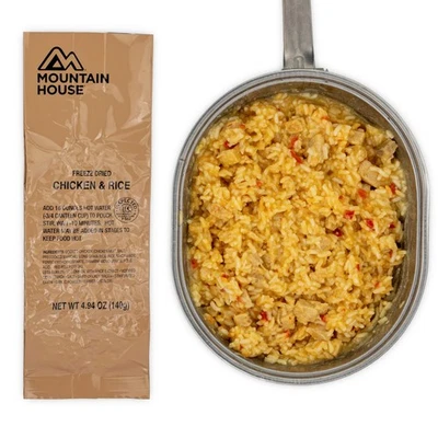 Mountain House MCW Chicken and Rice LRP Long Range Patrol Freeze Dried