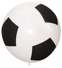 Riesenluftballon Soccer Ball Fussball 90cm 36 Inch 2 Stk Latex Sempertex