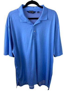 Polo Golf Ralph Lauren Polo Shirt Mens 2XL Blue Performance Pro Fit Stretch Golf