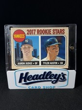 2017 Topps Heritage - Rookie Stars Aaron Judge Tyler Austin #214 (RC) Rookie