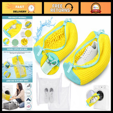 Shoe Washing Machine Bag - Durable Laundry Bag for Sneakers, 2 Pack with Zipper