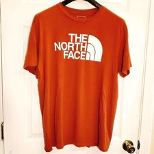 The North Face Mens Burnt Sienna Lounge Crew-Neck Short Sleeve T-Shirt XL CLEAN 