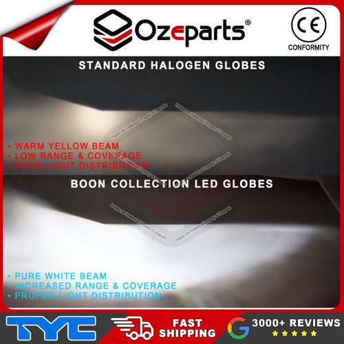 TYC Pair LH+RH Head Lights + LED Globes For Holden Trailblazer RG 2016~2020 LTZ - Picture 6 of 6