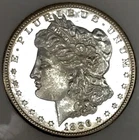 1886 S MORGAN DOLLAR! FLAWLESS PL PROOF LIKE! DEEP LIQUID MIRRORS$ WOW NR #64570
