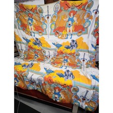 Vintage 1985 ThunderCats Comforter Full Size 84x84 Lion-O Snarf Mumm-Ra Bedding
