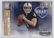 2014 Panini Contenders Draft Class Holo Gold 88/99 Derek Carr #RDA-17 0s55