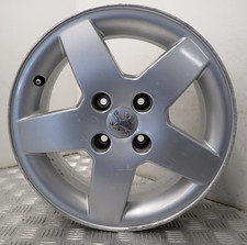 PEUGEOT 207 15" SILVER ALLOY WHEEL (R4-D)