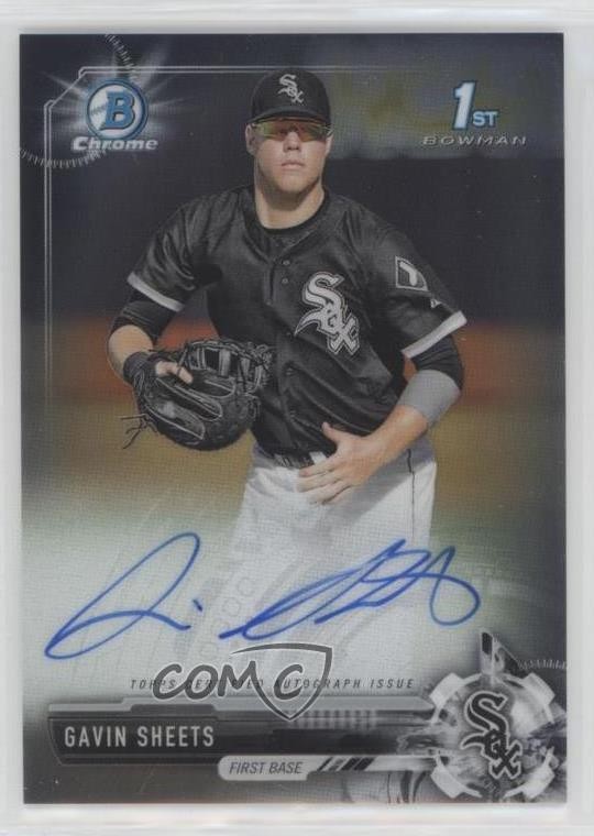 2017 Bowman Draft Chrome Draft Pick Auto Gavin Sheets #CDA-GS Auto 7zn