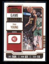 2023-24 Panini Contenders - Trae Young #92 Bronze Game Ticket