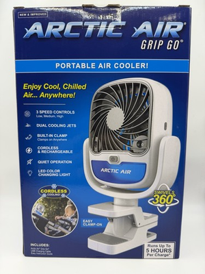 #ad #ad Arctic Air Grip Go Rechargeable Air Cooler Brand New in box $16.99