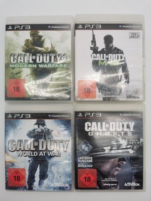 Call of Duty Bundle PS3   COD Playstation   4 Spiele I USK 18