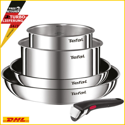 Tefal Ingenio Emotion 5-Tlg. Pfannenset Topfset Induktion Mit Titanium L897S5