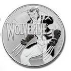 2021 $1 Tuvalu 1 oz .9999 Silver Marvel Wolverine BU Bullion Round w/ Capsule