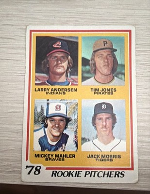 1978 Topps - Rookie Pitchers Jack Morris, Larry Andersen, Tim Jones #703 (RC)