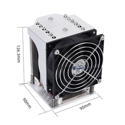 Cpu air cooler radiator server intel core i7 i9-14900K/13900K/ LGA1700 TDP 253W