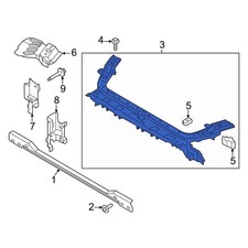 For Ford Mustang 2024-2026 Ford PR3Z8A284A Front Upper Radiator Support Tie Bar