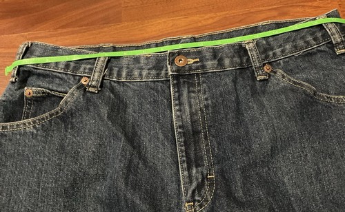 Dickies Jeans Size 36X32 Dark Wash Cotton Work Utility Mens Regular Fit EUC - Picture 7 of 14