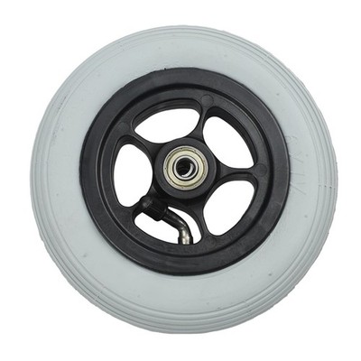 Elektrorollstuhl Vorderrad 6 Zoll grau bereift für Ottobock Rollstuhlmodell