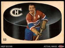 1962 Parkhurst #53 Bernie Geoffrion Canadiens HOF 2 - GOOD