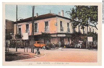 CAR-AGMP14-0755-ALGERIEN - TENES - L'hotel des arts