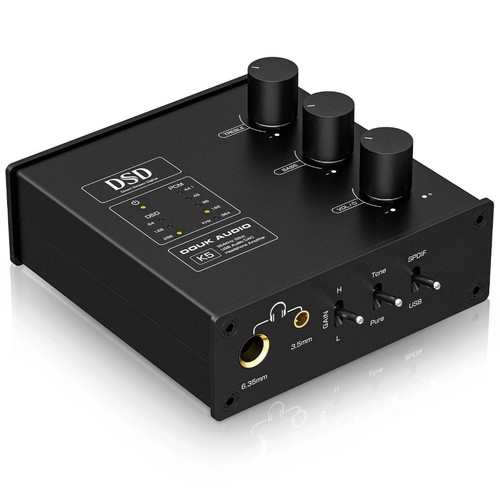 HIFI ESS9038 USB DAC Digital to Analog Converter Desk Headphone ...