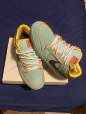 Nike SB Dunk Low Pro Green Aqua Yellow  Men