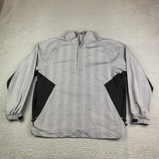 Zero Restriction Tour Series Jacket Mens M L/S Gray 1/2 Zip Golf Pullover