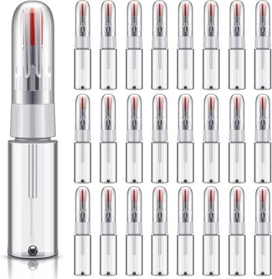 24 Packs Fillable 2-in-1 Paint Touch up Applicator Pens Precision Fine Tip Write