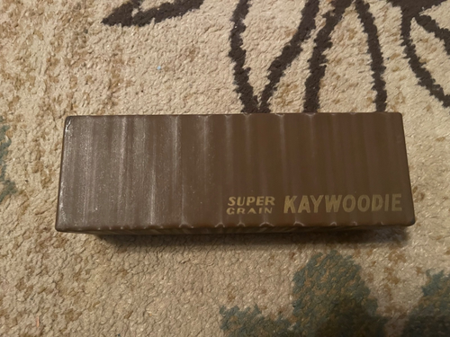Vintage Kaywoodie Super Grain Box & Holder Pouch ONLY Textued Box - Picture 1 of 3