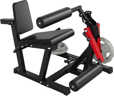 Leg Extension Wave Machine 700lbs Adjustable Leg Press Seated Heavy Duty Home