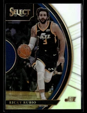 Ricky Rubio 2017-18 Panini Select #2 Silver Prizms Utah Jazz
