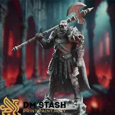 Half-Orc Oathbreaker Paladin Dnd Mini | Orc Battle Master Fighter | By DM Stash