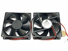 2 x Computer Fan 12v cooling exhaust cooler vga cpu case 2pin axial box 8025 G21