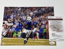 TY Hilton Hand Signed 8x10 Photo Indianapolis Colts Autographed with JSA COA