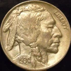 1930-P Buffalo Nickel Choice BU Uncirculated Full Horn