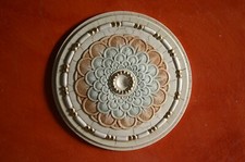 ROSONI IN GESSO DECORATO PER SOFFITTI, ROSONE RC 17 Ø 33 cm.  