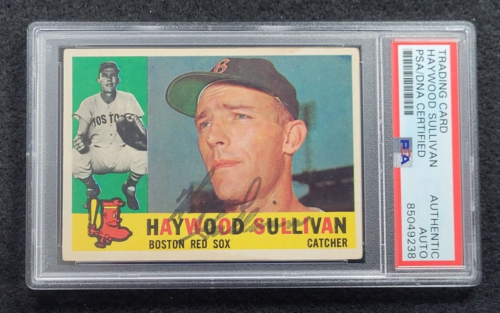 1960 HAYWOOD SULLIVAN Signed Topps Baseball Card-BOSTON RED SOX-PSA | eBay