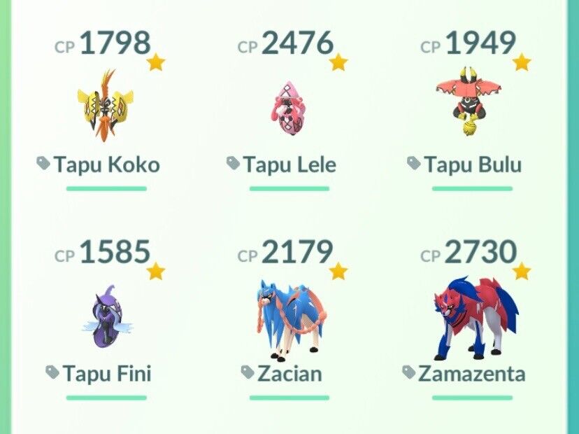 Pokemon TRADE Go - Shiny Legendary - Zekrom, Palkia,Rayquaza, Mewtwo,  Guzzlord