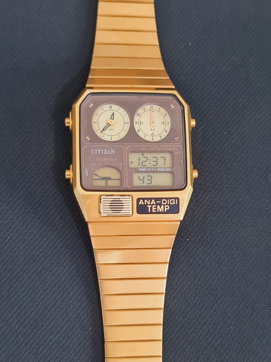 Vintage Citizen Ana Digi Temp Digital Japan Men's Watch | eBay Vintage Citizen Ana Digi Temp Digital Japan Men's Watch | eBay