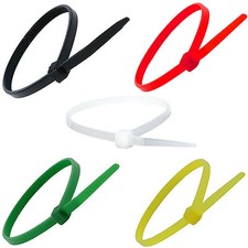 100 Pack 8 Inch Zip Ties TS 30 LBS for TV Cable Management Network Cord Strap